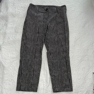 Loft curvy cropped patterned trouser